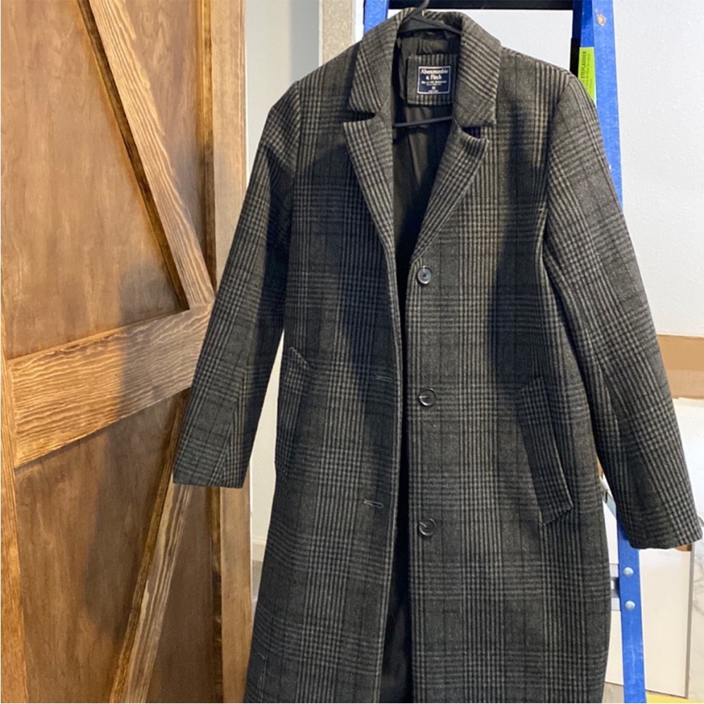 Abercrombie Women’s Plaid Coat XS